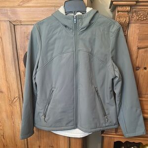 Women’s Avalanche Sage Green Fleece Lined Hooded Jacket